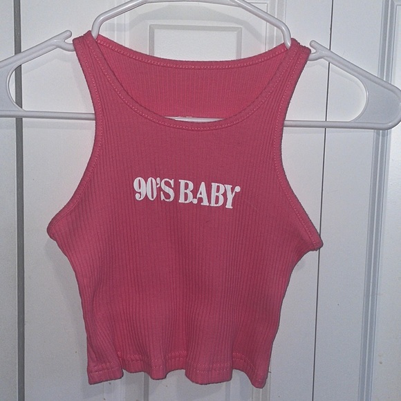 SHEIN Hot Pink Crop Top - Picture 1 of 3